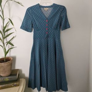 Lindy Bop Vintage Style Cotton Dress